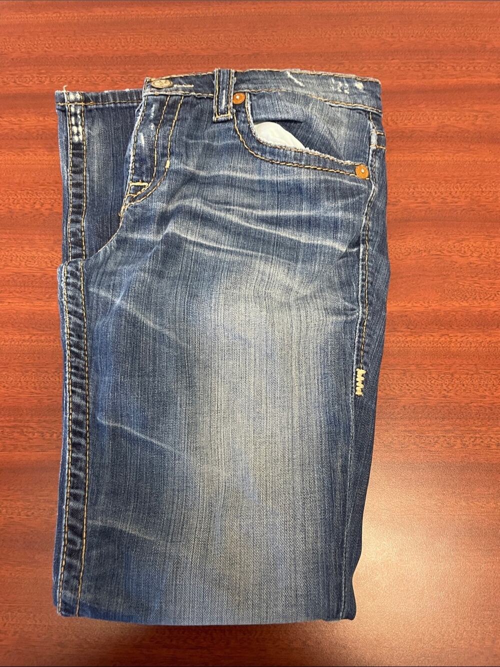Big Star Miki Women's Medium Blue factory, distressed Straight Leg Jeans